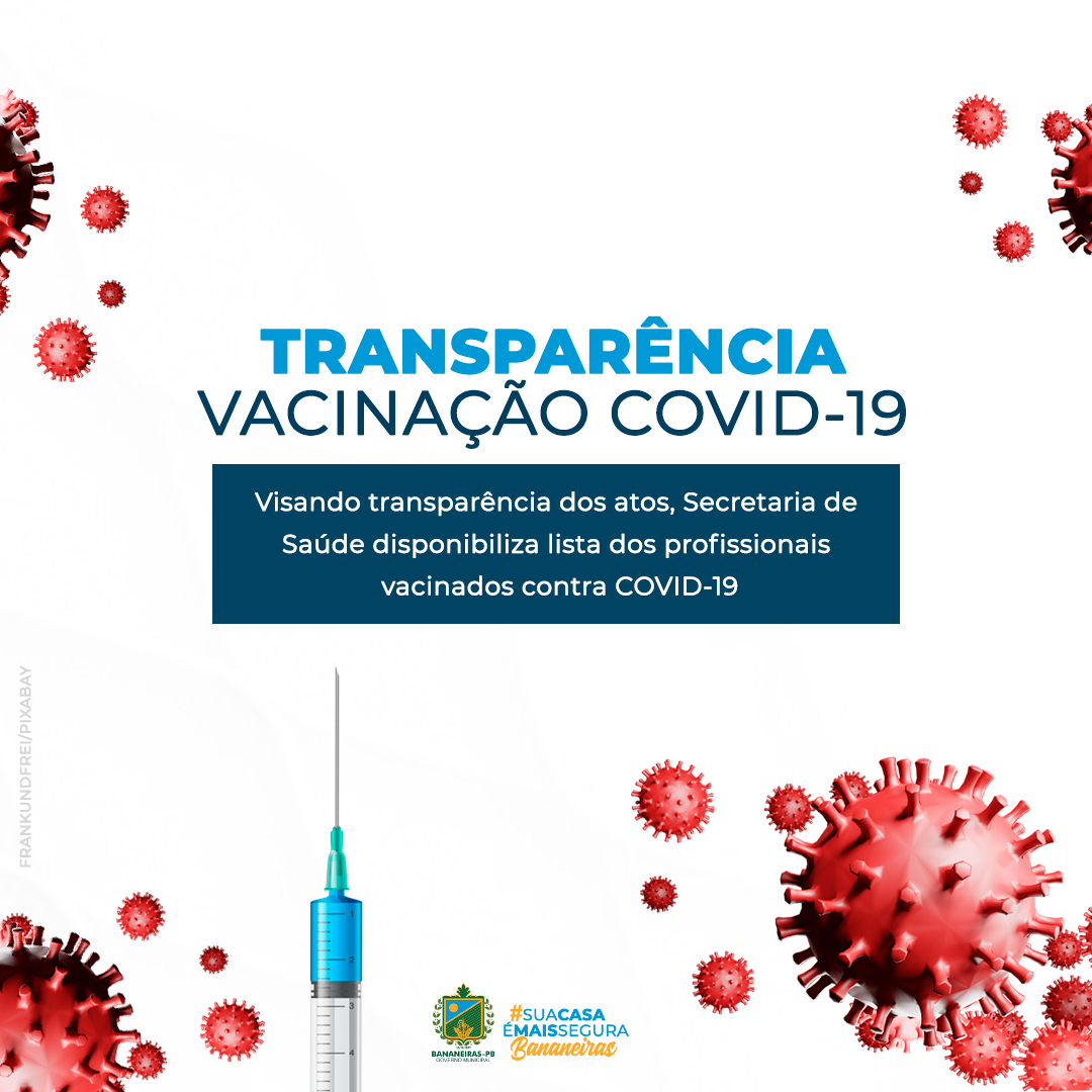 Secretaria de Saúde amplia transparência e divulga lista de vacinados contra COVID-19