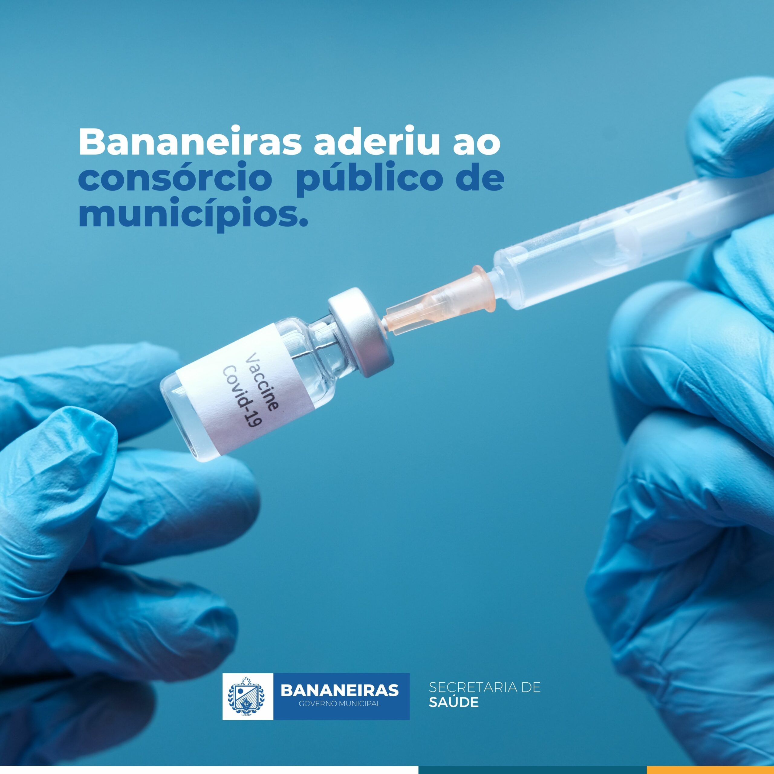 Prefeito Matheus anunciou adesão ao consórcio municipal para aquisição de vacinas