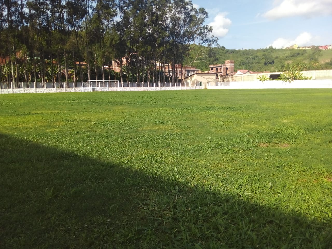 Estádio “O Bezerrão” recebe as primeiras melhorias em seu gramado