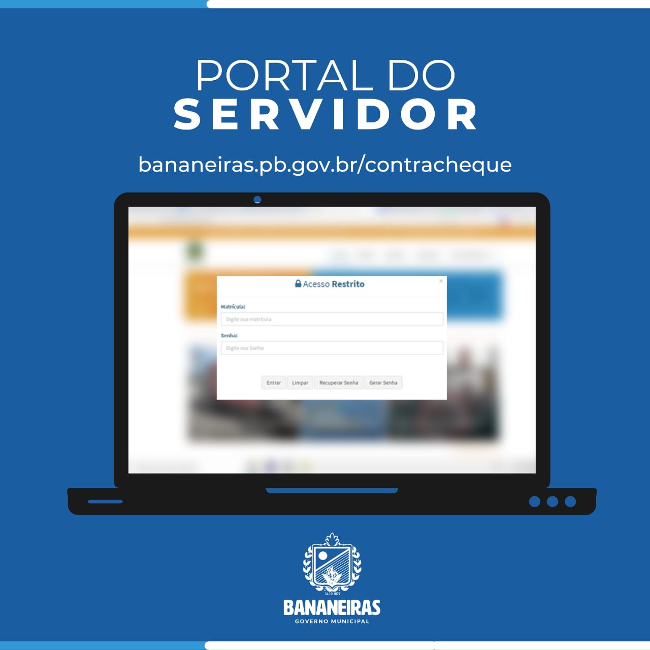 Secretaria de Receita e Diretoria de Recursos humanos lançam o site Portal do Servidor