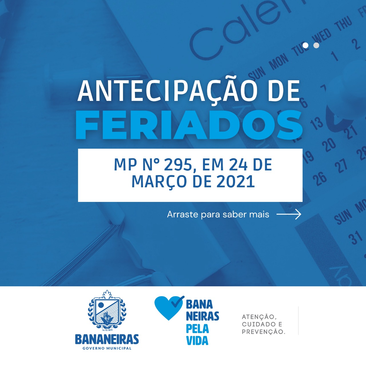 Bananeiras seguirá a MP n° 295 e o que determina o novo Decreto Estadual no combate a pandemia