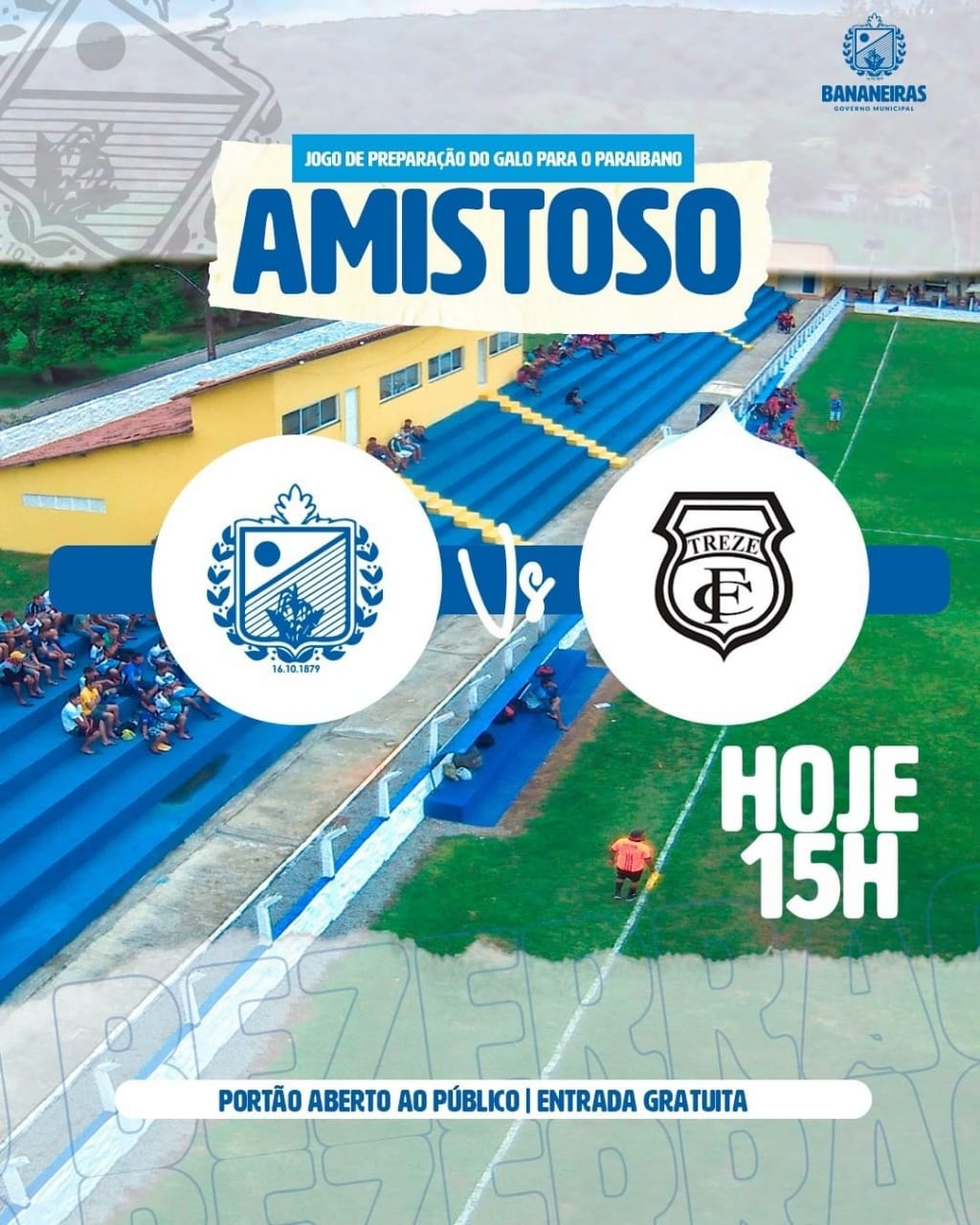 Secretaria de Esportes realiza mais um grande jogo no Estádio Municipal “O Bezerrão”