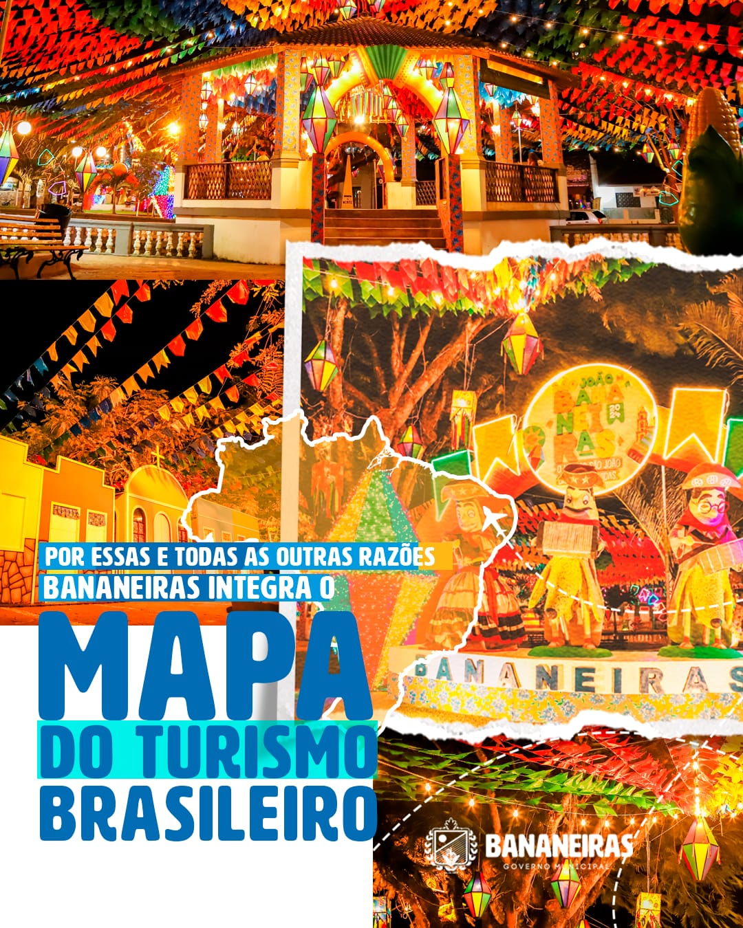 Bananeiras passa a integrar o Mapa do Turismo Brasileiro